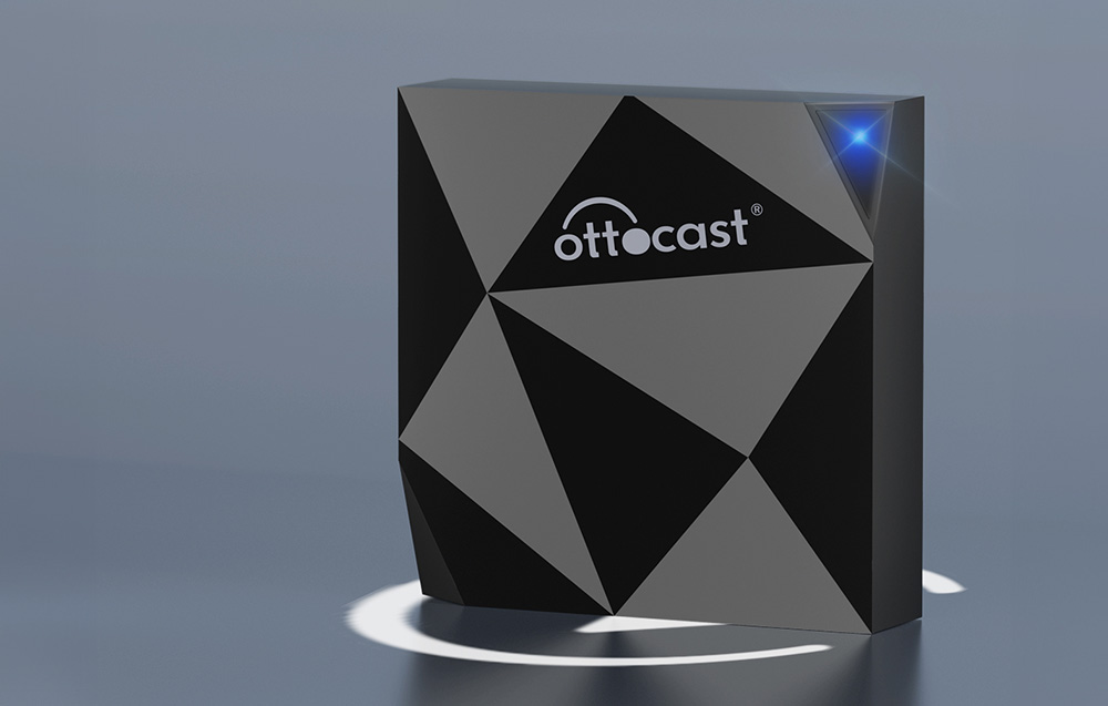 Ottocast CP76 U2-AIR vezeték nélküli adapter,  Carplay, fekete 4