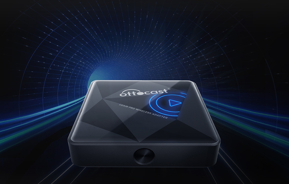 Ottocast CP82 U2-AIR PRO vezeték nélküli adapter, Carplay, fekete 5