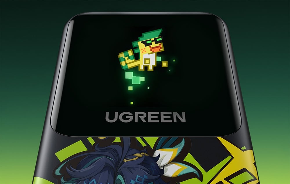 Powerbank Ugreen 20000mAh PB721 Genshin Impact sorozat, 130W, 2x USB-C + USB 2