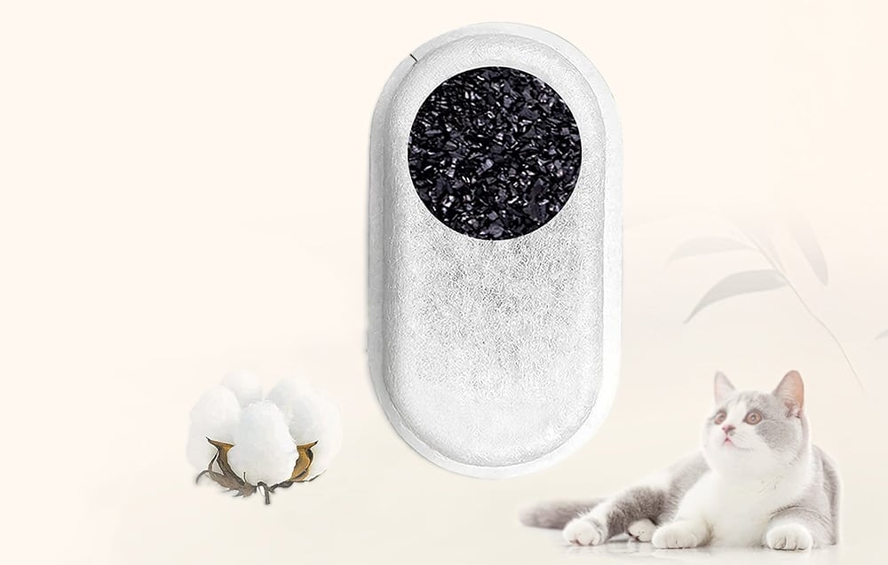 Rojeco 3.2L /2L rozsdamentes acélból készült macska vizes szökőkút szűrők 4Set 2