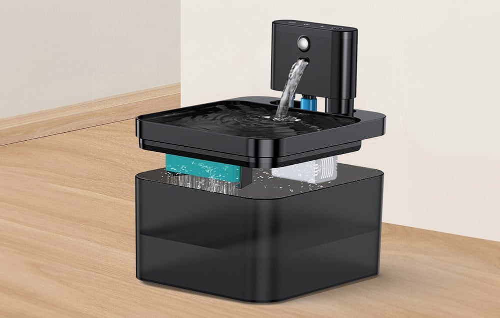 Rojeco vezeték nélküli 2.2L intelligens kisállat szökőkút/itató 3