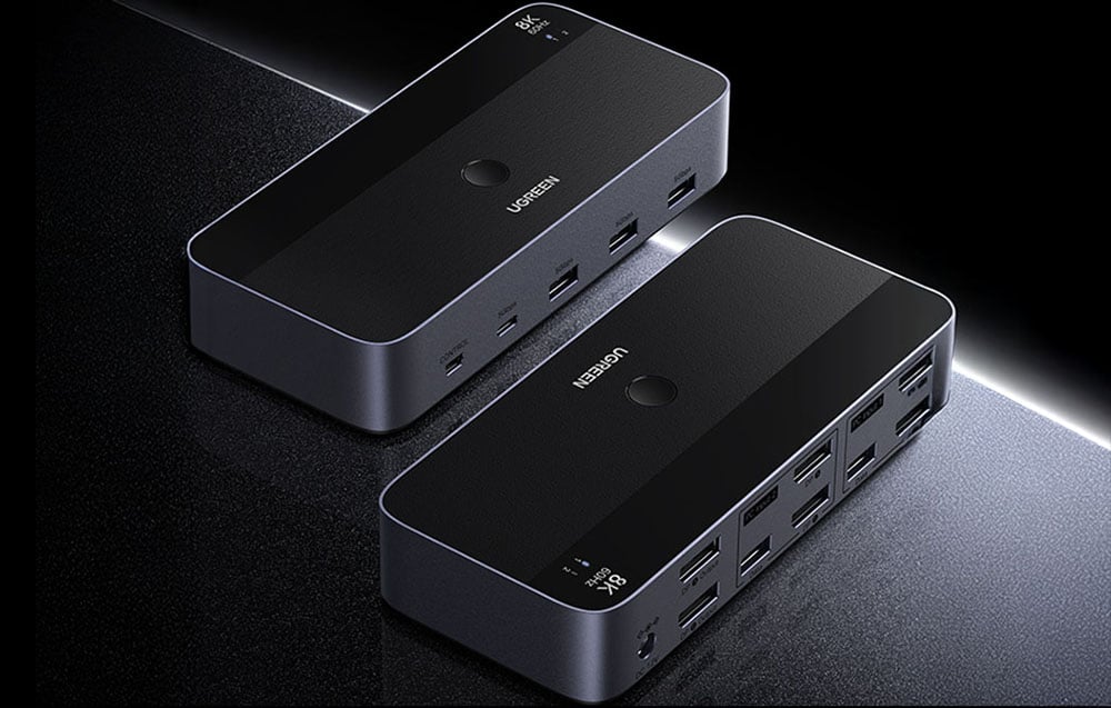 Switch KVM DisplayPort kapcsoló UGREEN 2 In 2 O AK700 1