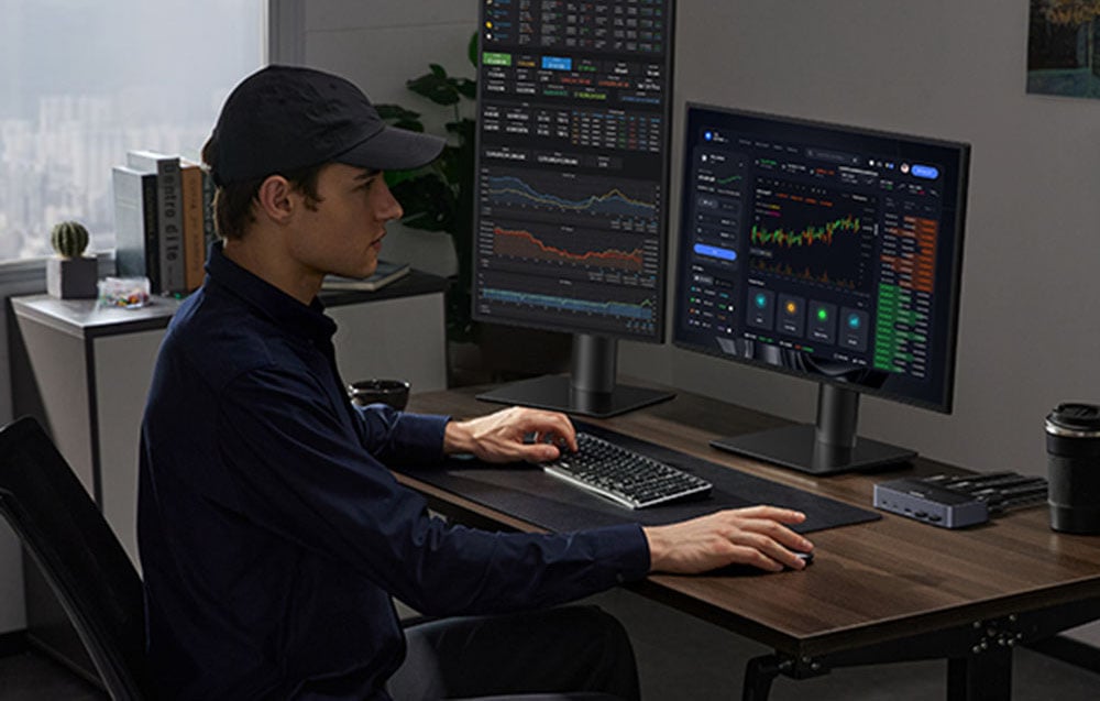 Switch KVM DisplayPort kapcsoló UGREEN 2 In 2 O AK700 4