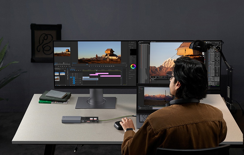 Ugreen CM856 memóriakártya adapter / olvasó, USB / USB-C, SD és microSD kártyákhoz 2