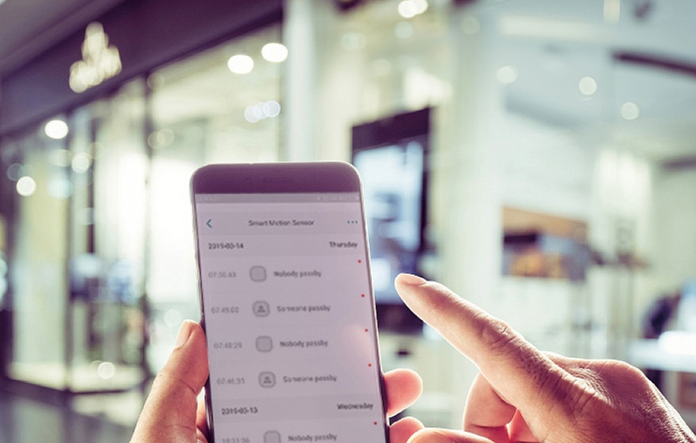 Zigbee Heiman HS1MS-E Tuya intelligens mozgásérzékelő 3