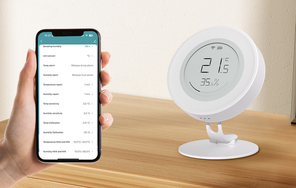 Avatto ZWSH16 intelligens hőmérséklet- és páratartalom érzékelő 3