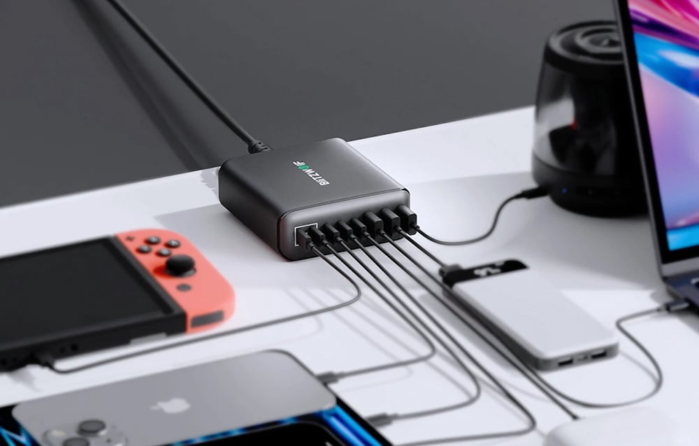 BlitzWolf BW-S26 hálózati töltő, 250W (fekete) 3