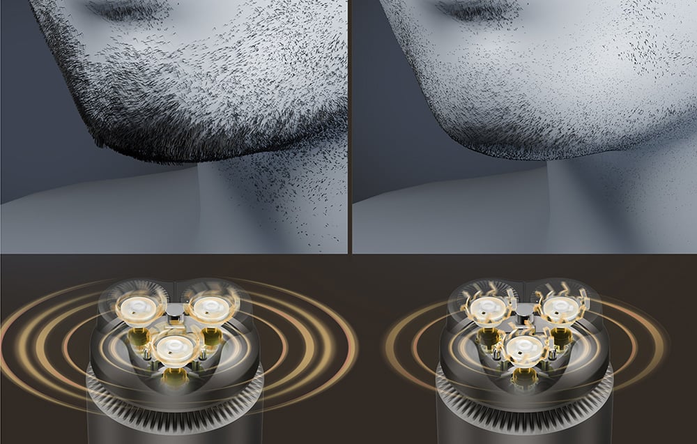 Dreame S7 elektromos borotva 6