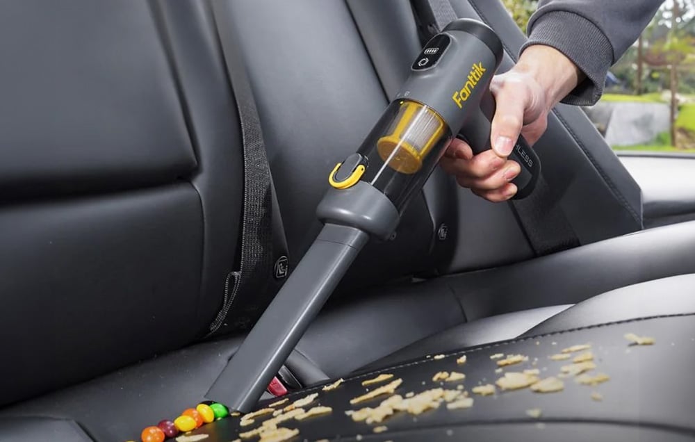 Fanttik Slim V9 Mix vezeték nélküli hordozható porszívó autóba 3
