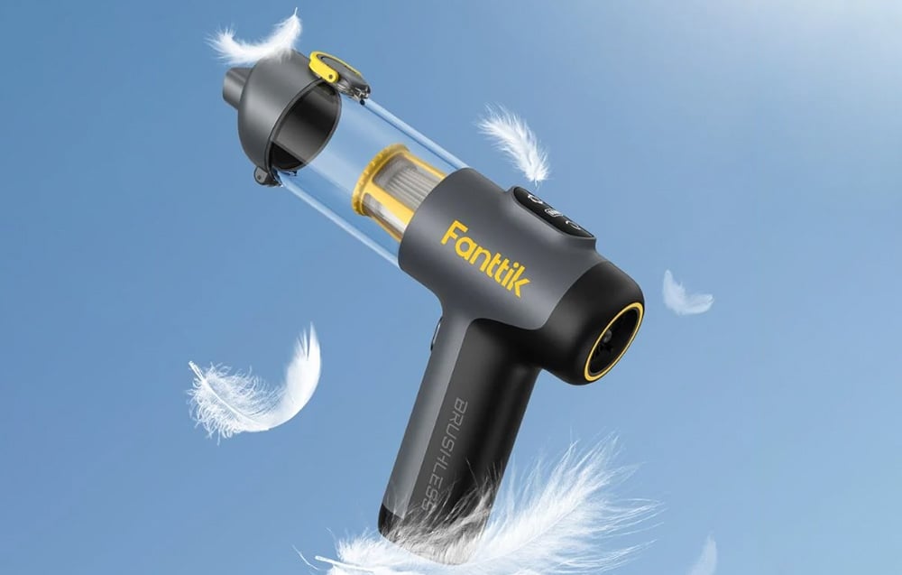 Fanttik Slim V9 Mix vezeték nélküli hordozható porszívó autóba 4