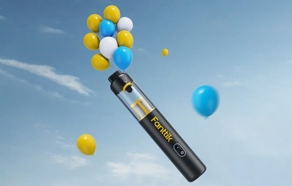 Fanttik V8 Apex vezeték nélküli hordozható porszívó (fekete) 5