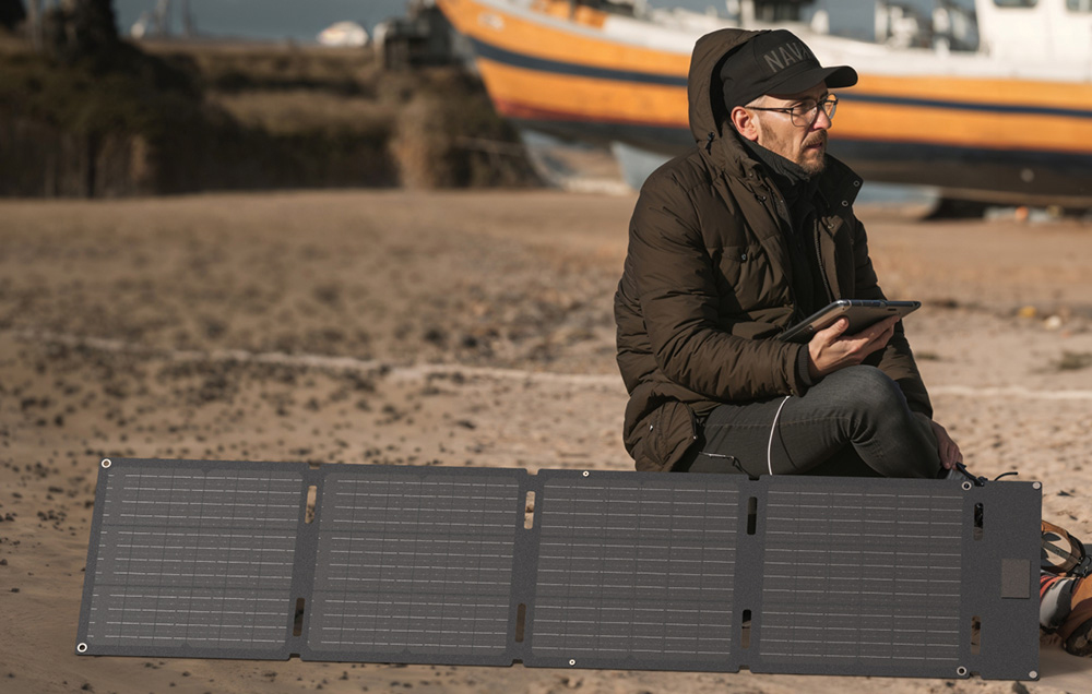 Hordozható összecsukható napelem EcoFlow 60W (USB-C) 2