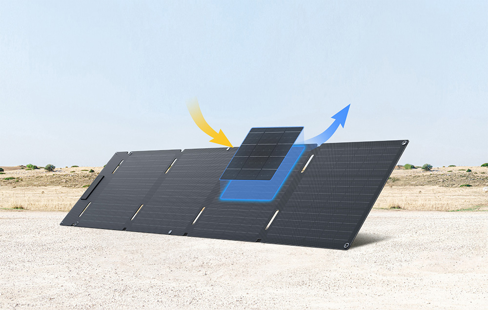 Hordozható összecsukható napelem EcoFlow 60W (USB-C) 7