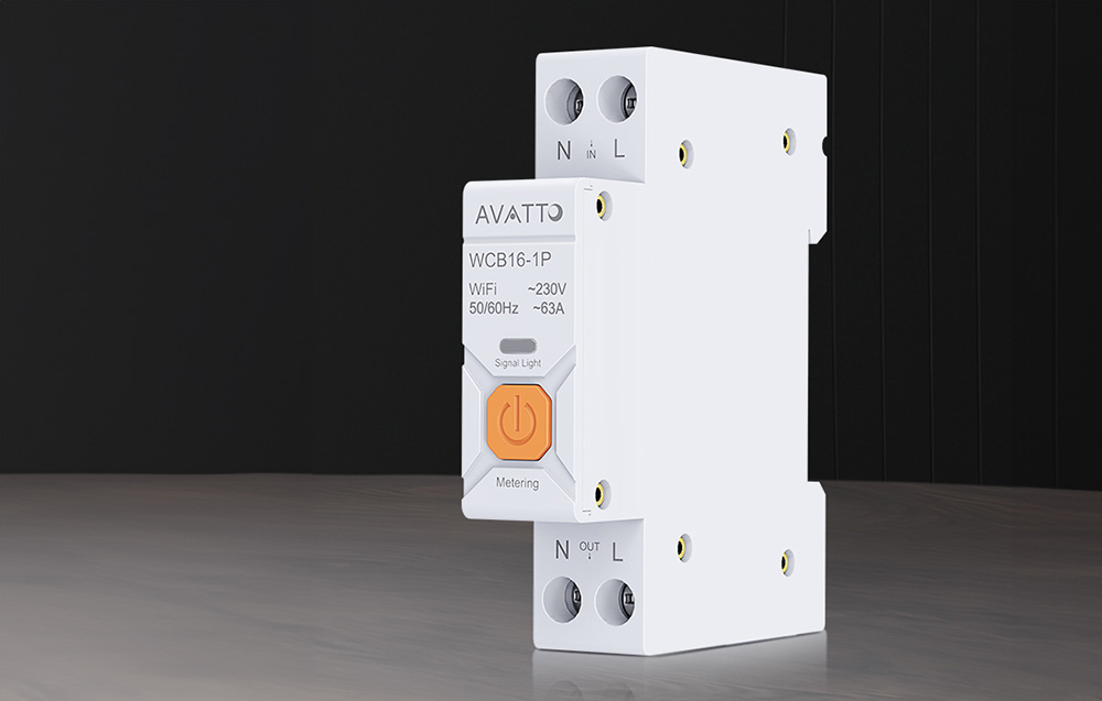 Intelligens biztosíték WIFI-vel Avatto WCB16 WCB16 1