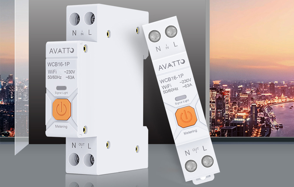 Intelligens biztosíték WIFI-vel Avatto WCB16 WCB16 3