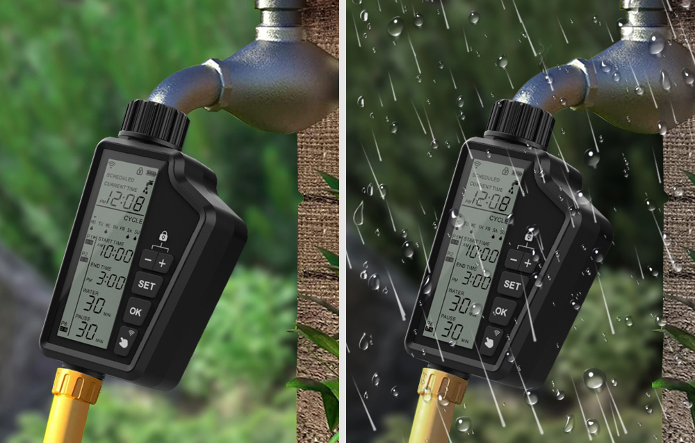 Intelligens Wi-Fi öntözésvezérlő nagy LCD kijelzővel Avatto SWT60-EU 2