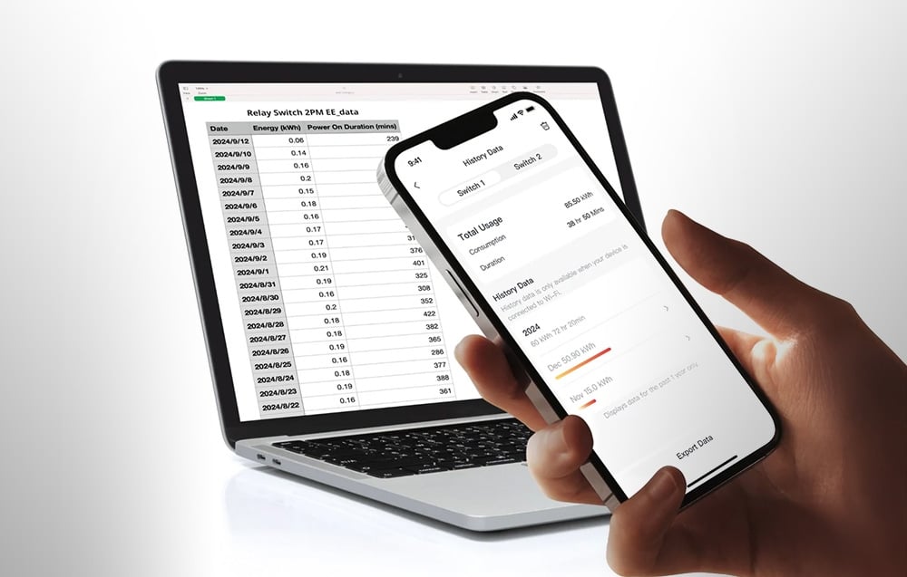 SwitchBot Relay Switch 2PM intelligens kétcsatornás kapcsoló 3