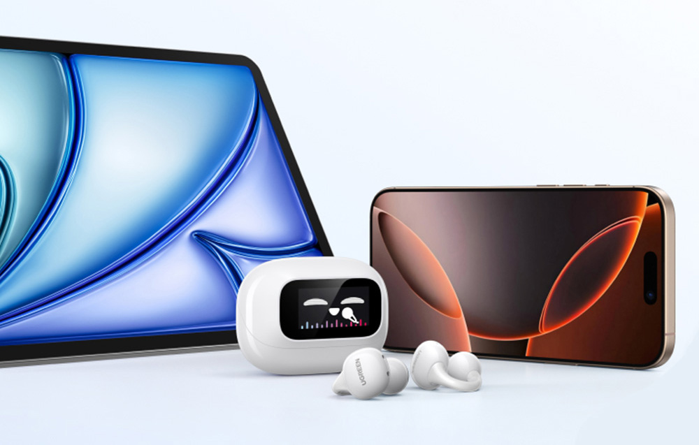 TWS UGREEN ClipBuds WS208 fülhallgató (fehér) 6