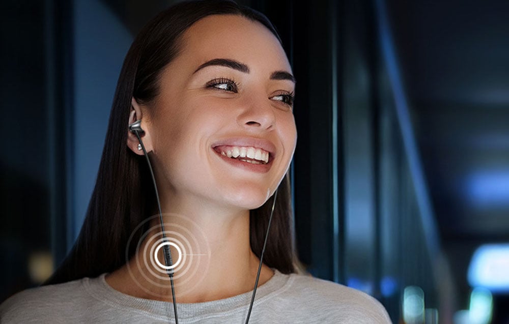 UGREEN 3,5 mm-es fülhallgató EP105 (fekete) 2