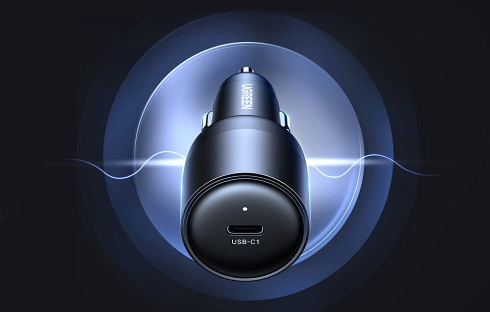 Ugreen EC706 autós töltő, USB + 2x USB-C, 150W 6