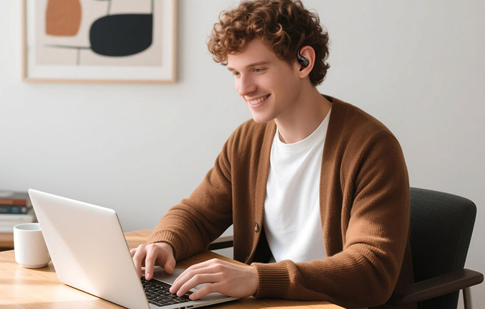 UGREEN FitBuds WS213 vezeték nélküli fejhallgató (fekete) 8