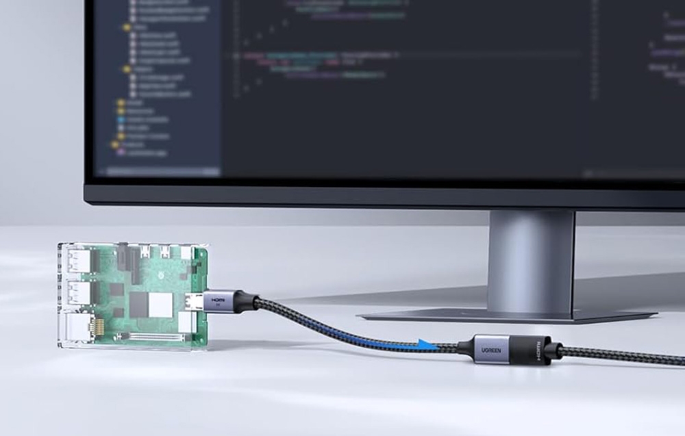 Ugreen HD182 micro HDMI HDMI HDMI kábel, 8K 60Hz, 48Gbps, 0.2m (fekete) 3