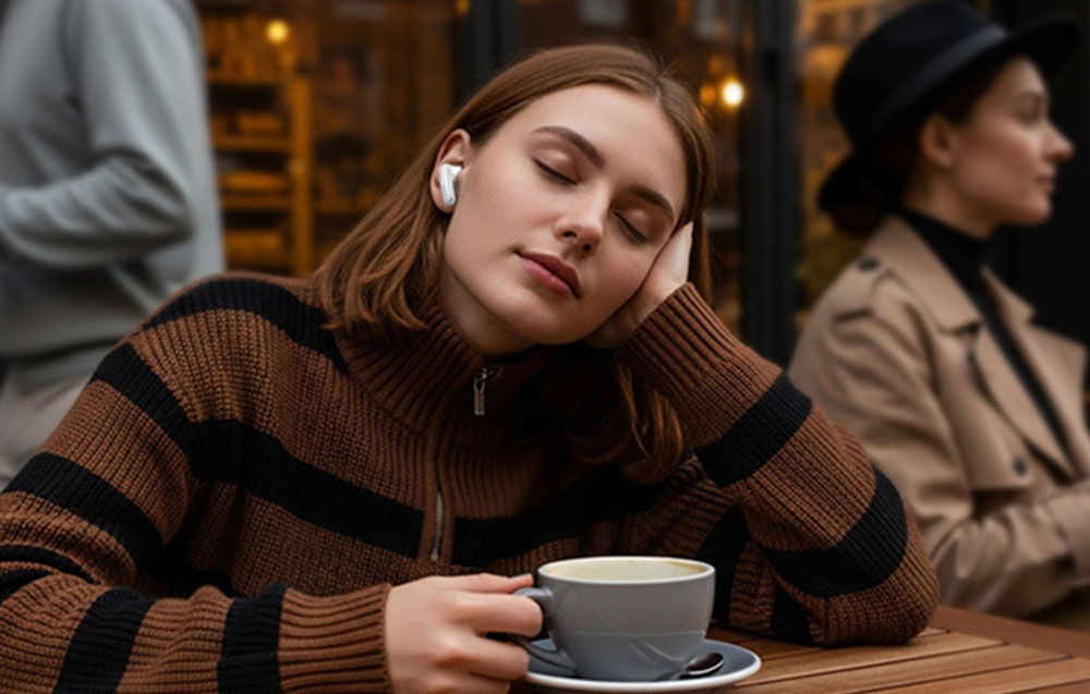 UGREEN LightBuds ANC vezeték nélküli fülhallgató WS217 (fehér) 4