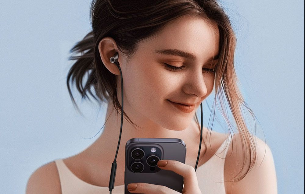 Vezetékes fülhallgató UGREEN 3.5mm EP106 (fekete) 5