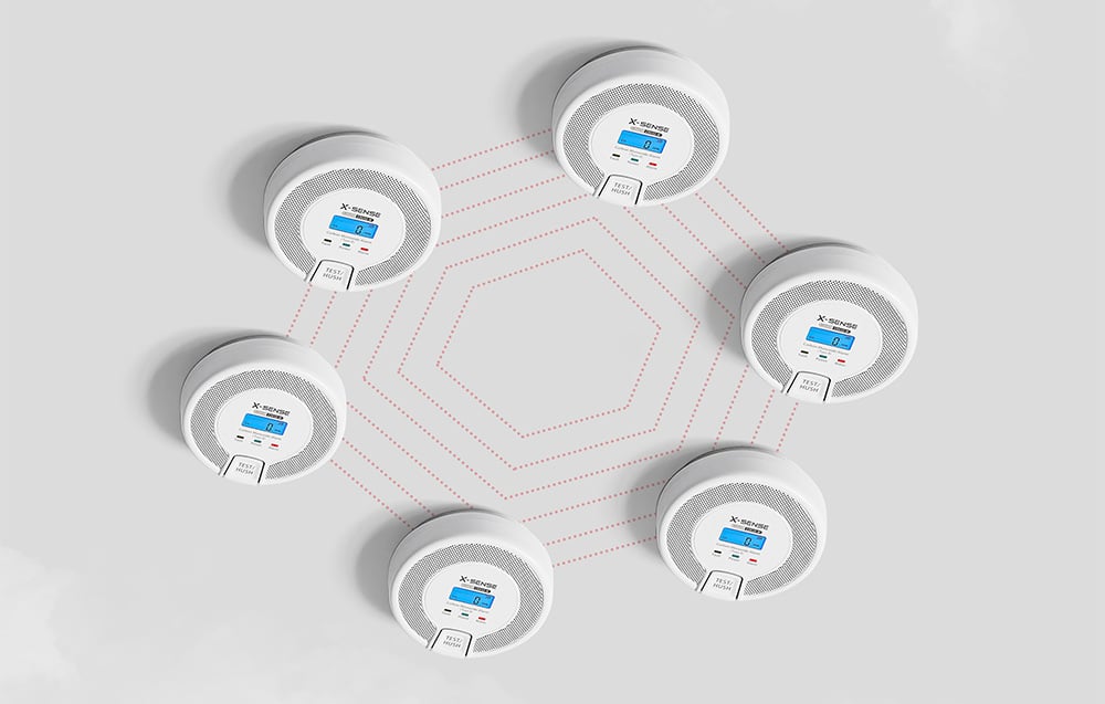 X-Sense CO-3D-W Link+ szén-monoxid érzékelő 6
