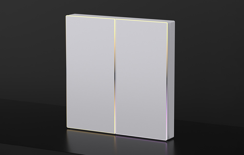 ZigBee Avatto TS60-EU-W2 Touch Light Switch Dual TUYA (fehér). 4