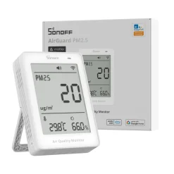 SONOFF AirGuard PM2.5/PM10 Matter Over Wi-Fi Air Quality Monitor, SAWF-07P