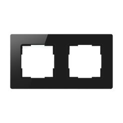 Avatto 2 aljzat TS20 világításkapcsoló keret (fehér) 1