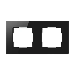 Avatto 2 aljzat TS20 világításkapcsoló keret (fehér) 1