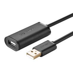 UGREEN US121 USB 2.0 hosszabbító kábel, aktív, 15m (fekete) 1