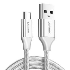 UGREEN USB-C–USB-C 3.1 PD kábel, 60 W, 1,5 m (fekete) 1