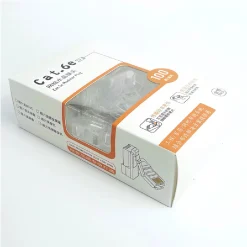 RJ45 Cat6e UTP krimpelhető csatlakozó 100 db-os