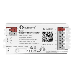 Gledopto GL-C-218M, RGBCCT vezérlő, Matter, WiFi